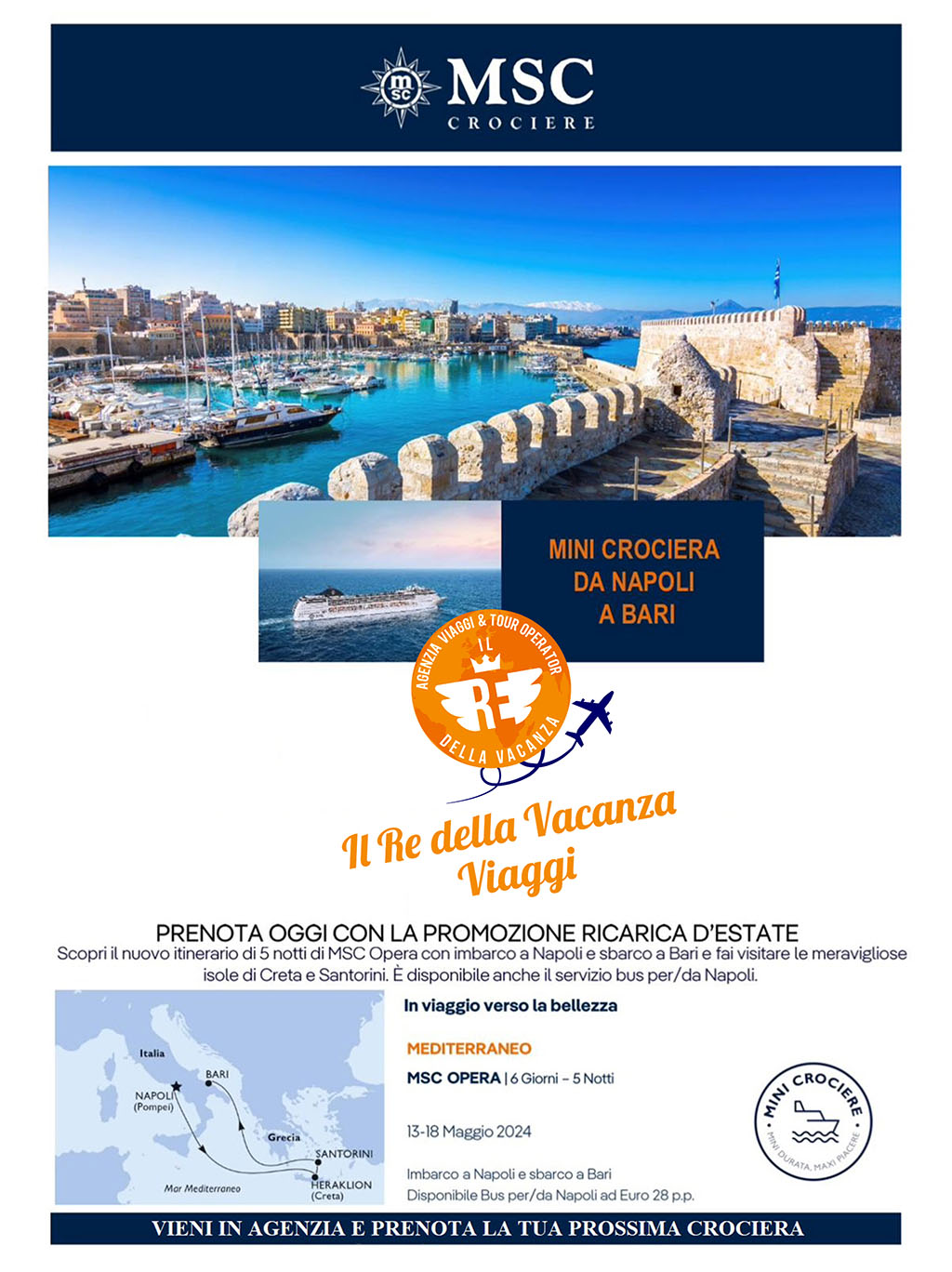 Mini Crociera da Napoli a Bari