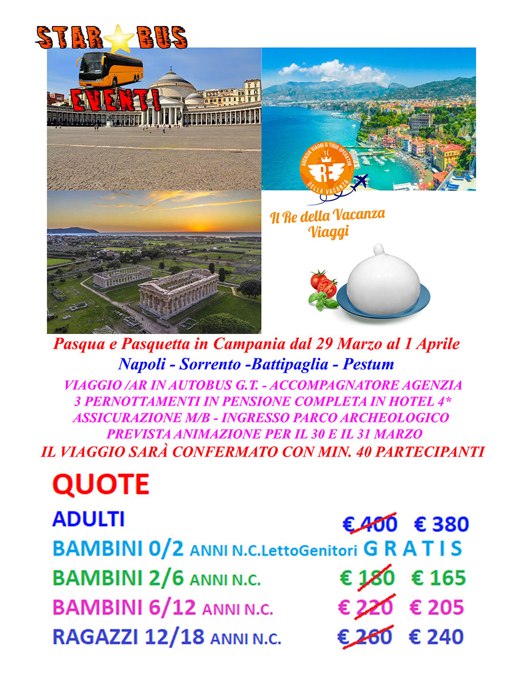 Pasqua e Pasquetta in Campania