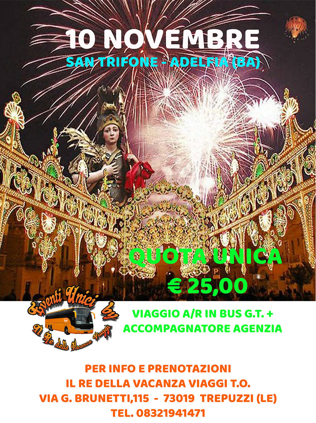 SAN TRIFONE AD ADELFIA, LA REGINA DELLE FESTE PATRONALI